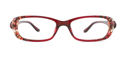 13156 Lara Oval red glasses