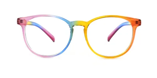 1401 Ashley Round,Oval multicolor glasses