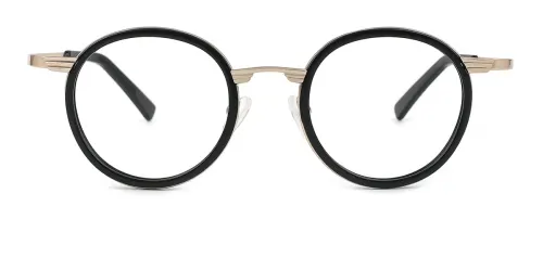 15007 Emilg Round black glasses