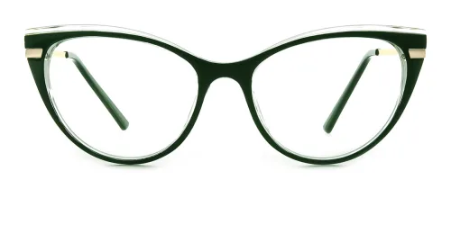 15403 Bing Cateye green glasses
