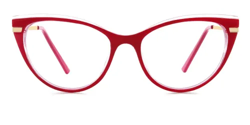 15403 Bing Cateye red glasses