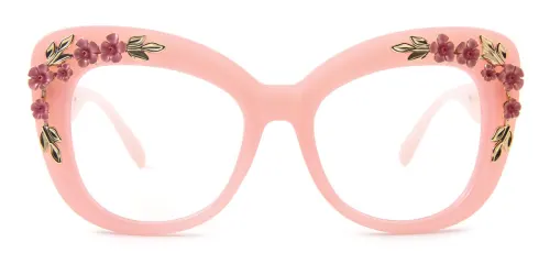 15650 tropic Cateye pink glasses