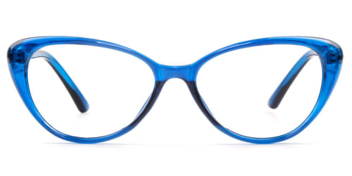 1596-1 Joyce Cateye blue glasses