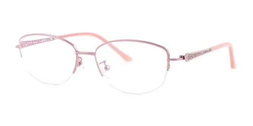 1679 Coates Oval pink glasses