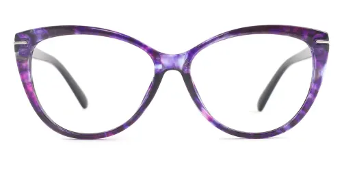1697 Maryann Cateye purple glasses