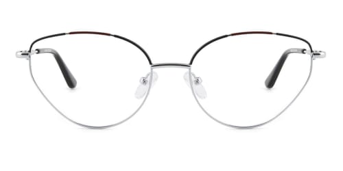 18009 Fairie Geometric silver glasses