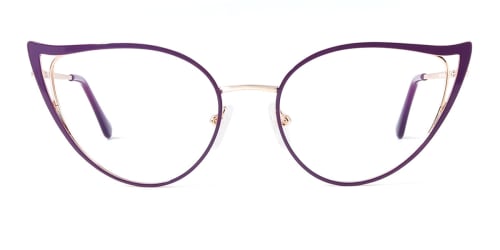 18029 Fairfax Cateye purple glasses