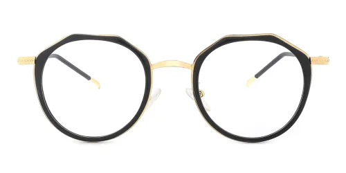 1804 Jerry Geometric black glasses