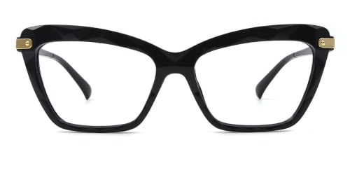 18041 Delfina Cateye black glasses