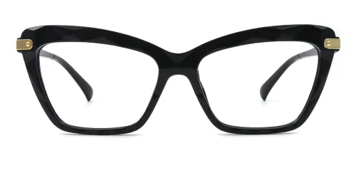 18041 Delfina Cateye, black glasses
