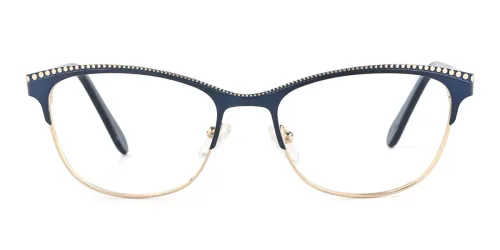 18104 Kane Cateye blue glasses