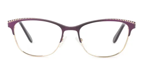 18104 Kane Cateye purple glasses