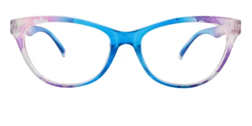 18112 Fabiola Cateye blue glasses