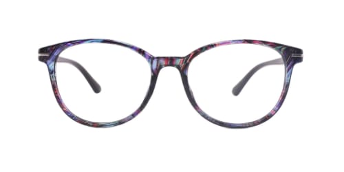 18146 Lana Oval red glasses