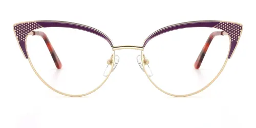 18281 Florence Cateye purple glasses