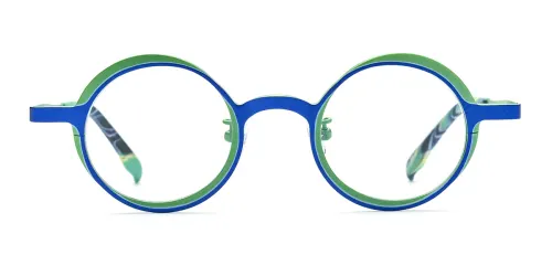 185774 Napier Round blue glasses