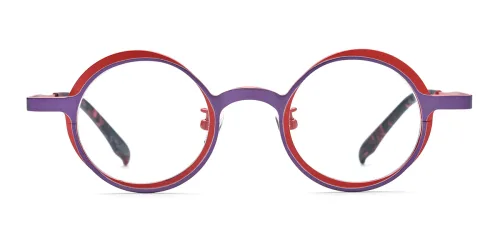 185774 Napier Round purple glasses