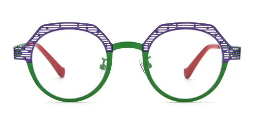 185815 Tommie Oval green glasses