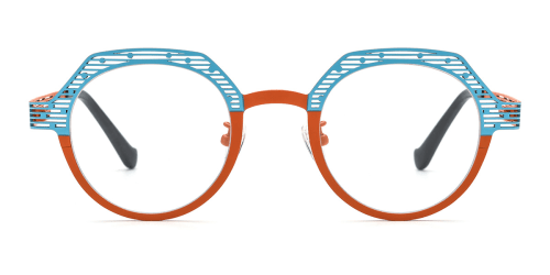 185815 Tommie Oval orange glasses