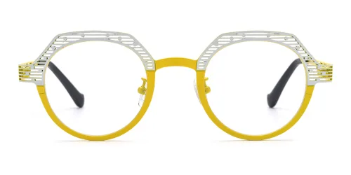 185815 Tommie Oval yellow glasses