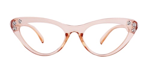 18701 Hana Cateye orange glasses