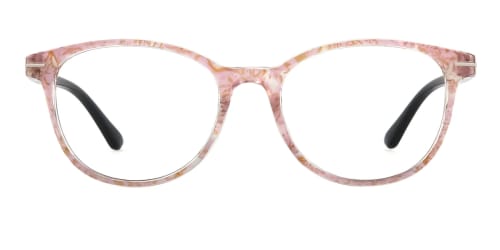 1905 karida Oval pink glasses