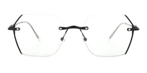 1908 Bellin Geometric black glasses