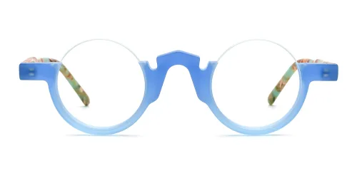 19279 Cara Round blue glasses