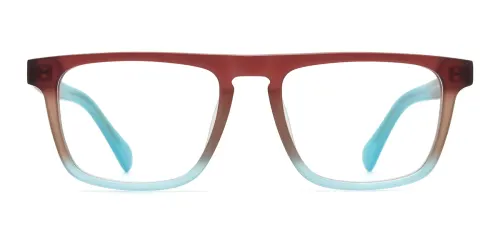 19283 Quinn Rectangle brown glasses