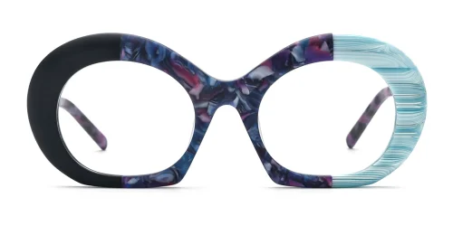 19345 Candida Cateye purple glasses