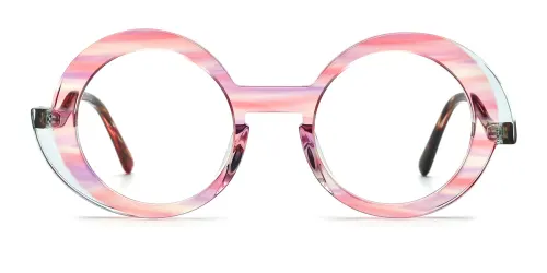 19354 Poe Round pink glasses