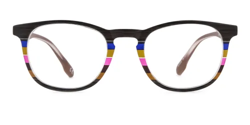 195134 ishara Oval brown glasses