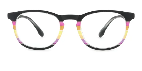 195134 ishara Oval floral glasses