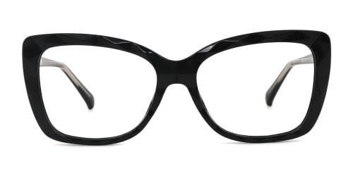 2009 Tacy Rectangle black glasses