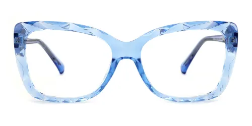 2009 Tacy Cateye blue glasses