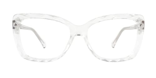 2009 Tacy Rectangle clear glasses