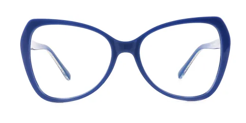 20112 Taline Cateye,Butterfly blue glasses