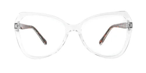 20112 Taline Cateye,Butterfly clear glasses