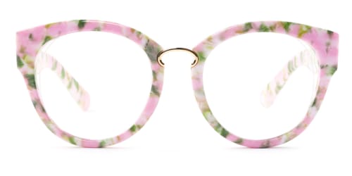 2015 Irma Round pink glasses