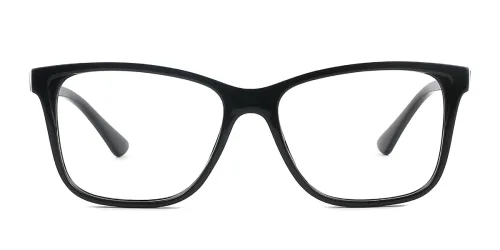 20156 Tamra Oval black glasses
