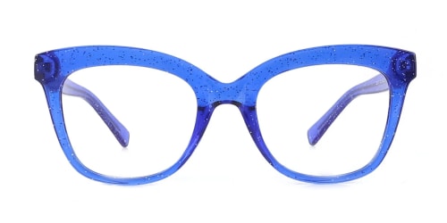 2017 Taliesin Rectangle blue glasses