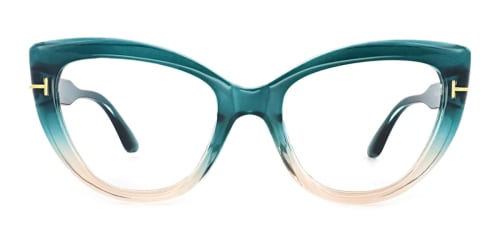 20181 Kay Cateye green glasses