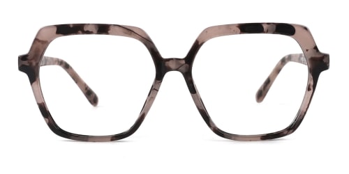 20188 Andrina Geometric tortoiseshell glasses