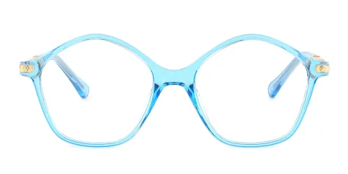 20204 Tess Geometric blue glasses