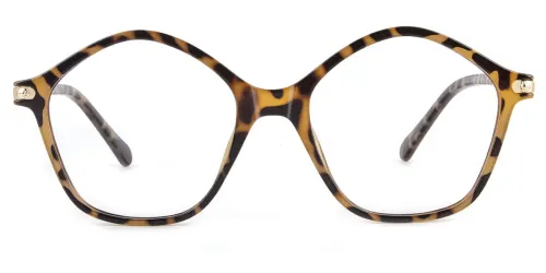 20204 Tess Geometric tortoiseshell glasses