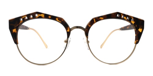 20212 Jeanne Geometric tortoiseshell glasses