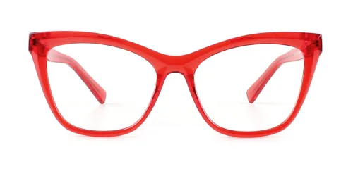 20213 Trish Cateye red glasses