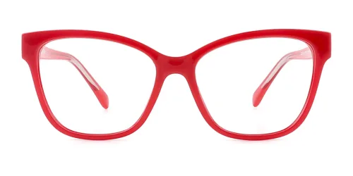 20281 Vitta Oval red glasses
