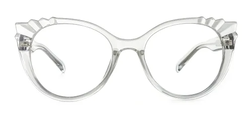 2037 Shana Cateye clear glasses