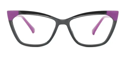 2040 Kaye Cateye purple glasses